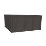 MESA DE LUZ 1 CAJON FLOTANTE MELAMINA WENGUE