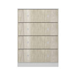 COMODA CAJONERA 4 CAJONES CORREDERAS TELESCOPICAS 90 CM HELSINKI
