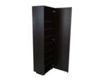 Mueble de Guardado Zapatero con estantes Ruedas y puerta espejo - 1424 WEN