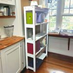 Biblioteca Estantería Organizador Repisa Minimalista en Melamina