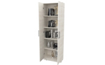 BIBLIOTECA CON PUERTAS COMPLETAS 0.60 MTS. MELAMINA VENEZIA