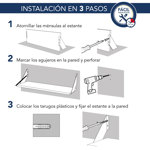 Estante Repisa Cocina Microondas Horno Electrico 60 x 40 cm
