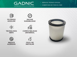 Filtro HEPA Lavable Gadnic Para Aspiradoras 