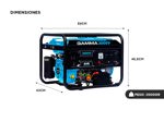 Grupo Electrogeno Gamma Arr Electrico 3000w Naftero 4T 3000V GE3480AR
