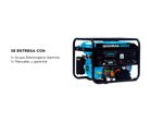 Grupo Electrogeno Gamma Arr Electrico 3000w Naftero 4T 3000V GE3480AR
