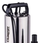Bomba Centrifuga Desagote Agua Sucia Acero Inox Lusqtoff Color Gris