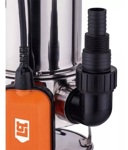 Bomba Centrifuga Desagote Agua Sucia Acero Inox Lusqtoff Color Gris