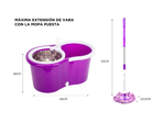 Mopa Gadnic G-Mop333 360° con Balde Centrífugo y Dispenser + 4 Paños