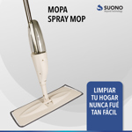 Mopa Spray Mop Trapeador Piso + Rociador Lampazo Microfibra