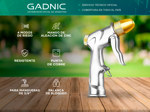 Pistola de Riego Metálica Gadnic con Alta Presión de Agua