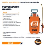 Pulverizador Fumigador A Presion 5 L Lusqtoff Profesional