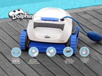 Robot Barrefondo Dolphin POOL UP + Cloro 1KG + Alguicida 1L  + Gel Clarificador 75GR