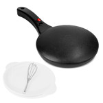 Panquequera Electrica Winco W102 800W 18.5cm Anti-adherente Batidor Bowl