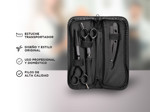 Set Tijeras Peluqueria Gadnic Corte Pulir y Navaja