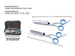 Kit Tijeras de Peluquería Profesional Corte + Pulir