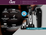 Kit Peluqueria Barberia Cortadora De Pelo + Patillera Profesional