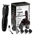 Cortadora Pelo Gama T923 Trimmer Balck Titanium Inalambrica