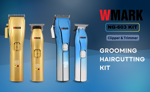 Set Cortadora De Pelo + Trimmer Profesional  Wmark Ng-603