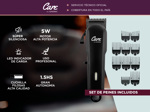 Kit Cortadora de Pelo Recargable CARE + Tijeras + Estuche x2