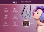 Kit Cortadora de Pelo Recargable CARE + Tijeras + Estuche x2