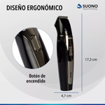 Maquina para Cortar Pelo Suono SNPE-1201 3W Afeitadora