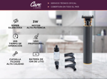 Set 3 en 1 Tijera Pulir Navaja + Cortadora de Pelo + Cortadora de Pelo Patillera Gadnic