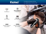Cortadora de Pelo Kemei KM-119 Plata 3 mm a 12 mm