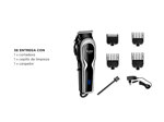 Cortadora de Pelo Kemei KM-119 Plata 3 mm a 12 mm