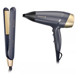 Remington Ds5805gp Sapphire Luxe Combo Planchita + Secador
