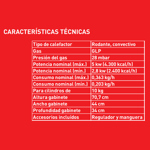 Estufa Garrafera Portatil A Gas Eskabe 4300 Kcal 5Kw S21 MM5