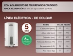 Termotanque Electrico Sherman Rheem 55 lts De Colgar TECC55