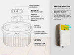Bebedero automático Smart-tek PW100 Agua Mascotas Infrarrojo 2L Con Filtro