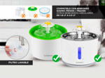 Repuesto Filtro PETBEB01 PETBEB02 Fuente Flower Bebedero Gatos x4