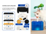 Fuente De Agua Silenciosa Gadnic Bebedero para Mascotas 2l