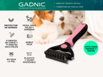 Cepillo Deslanador Gadnic Para Perros y Gatos