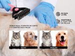 Cepillo Deslanador Gadnic Para Perros y Gatos