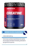 Creatina Mervick Lab Monohidrato Potenciador Pote X 300 Gr