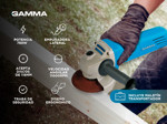 Amoladora Angular Gamma 750W Kit Discos 115mm Maletin G1910KAR