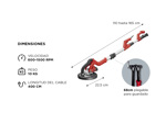 Lijadora Telescópica Einhell TC-DW 225 600 Watts