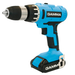 Taladro Atornillador Impacto Inalambrico Gamma 21v 13mm 2 Bat G12301AR