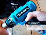 Taladro Atornillador Impacto Inalambrico Gamma 21v 13mm 2 Bat G12301AR