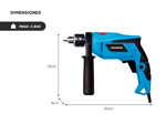 Taladro Impacto Gamma Percutor 710W 13mm G1904AR