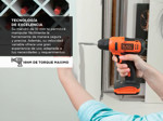 Taladro Atornillador Inalambrico Black+Decker 10mm 12v Puntas LD12S