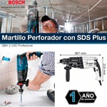 Taladro Rotopercutor Sds Plus Bosch Gbh 2-24d 820w