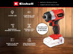 Atornillador De Impacto Inalambrico Einhell TP-CI 18 Li BL-Solo