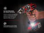 Taladro percutor Inalámbrico Einhell TE-CD 18/50 Li-i BL-Solo Motor Sin escobillas.