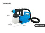 Equipo Para Pintar a Soplete Gamma Compresor 500W 700ml G2821