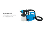 Equipo Para Pintar a Soplete Gamma Compresor 500W 700ml G2821