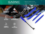 Kit de Herramientas Gadnic Desmontaje Extracción Autos + Clips
