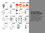 Kit Completo de Combinación de Carrete Gadnic SJUA71 Caña de Pescar